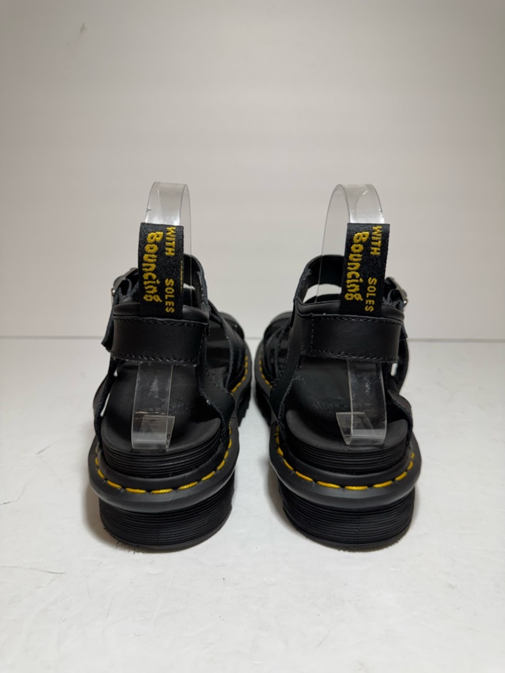 Dr. Martens Blaire Hydro
Leather Gladiator Sandal Black Size 7 - Picture 6 of 15